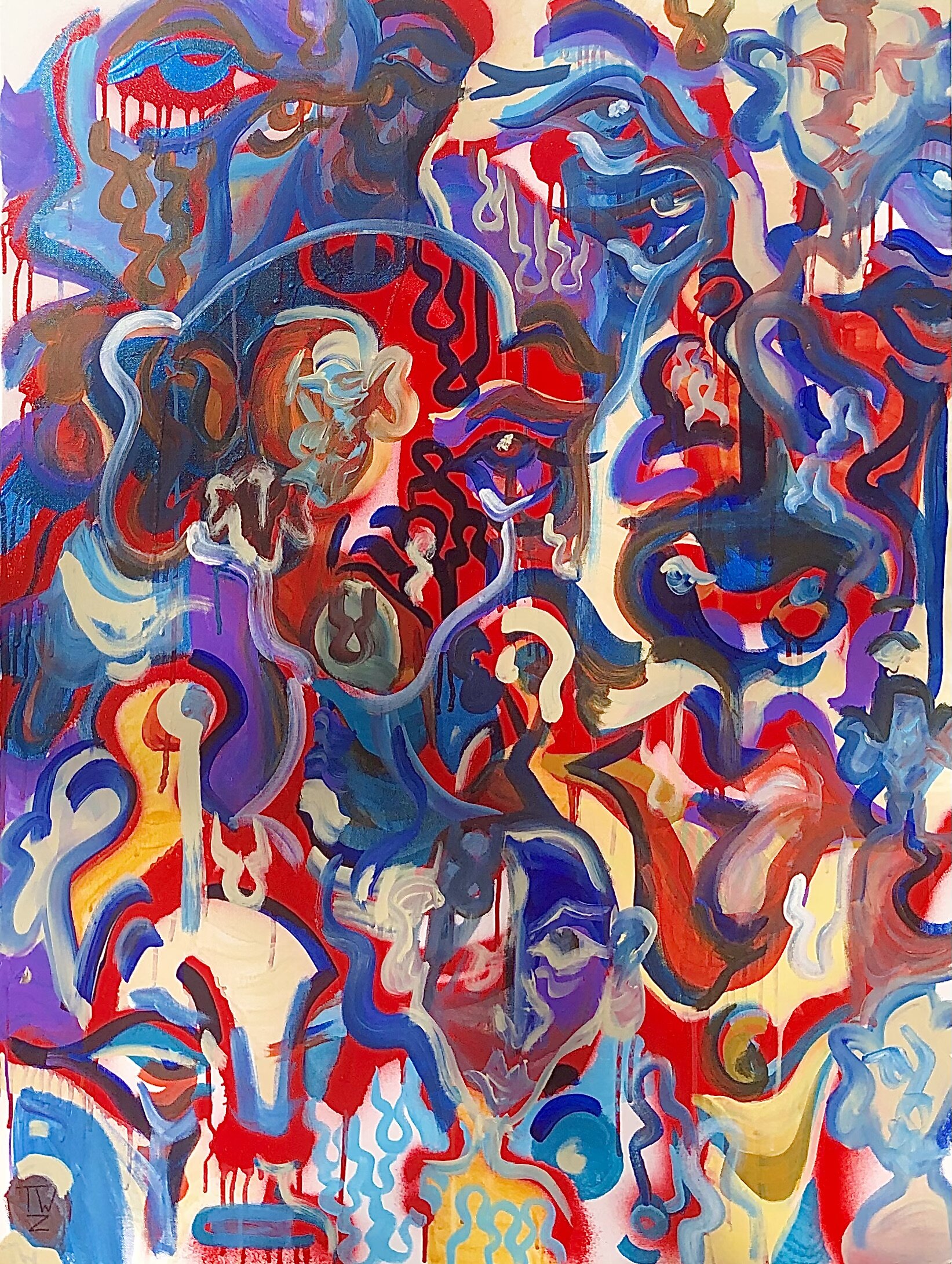 Do You See? | 28 x 38 | Mixed Media on Canvas