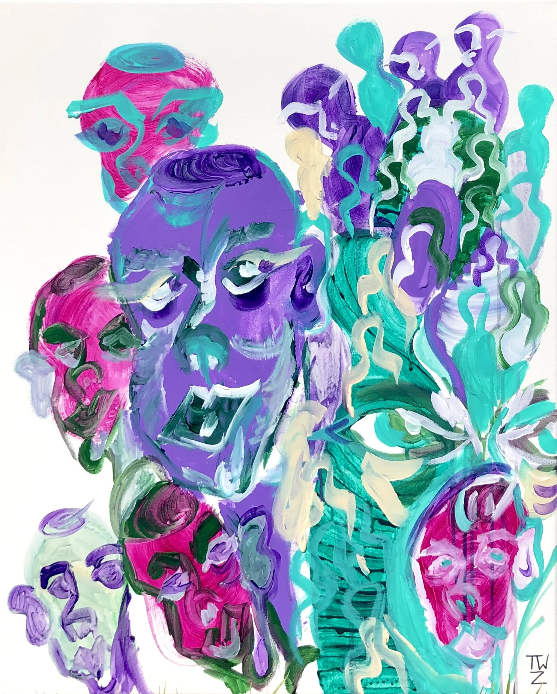 Glossed | 24 x 30 | Acrylic On Canvas | Sold