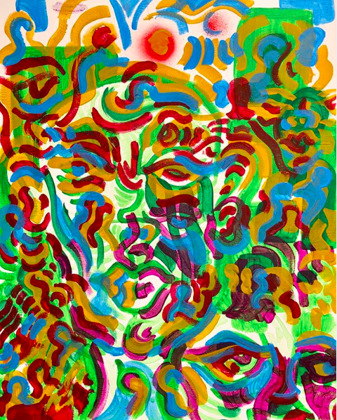 Heat Waves | 16 x 20 | Acrylic On Canvas | Sold