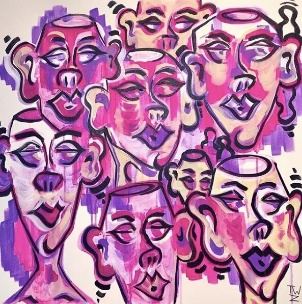 Sweetener | 24 x 24 | Acrylic On Canvas | Sold