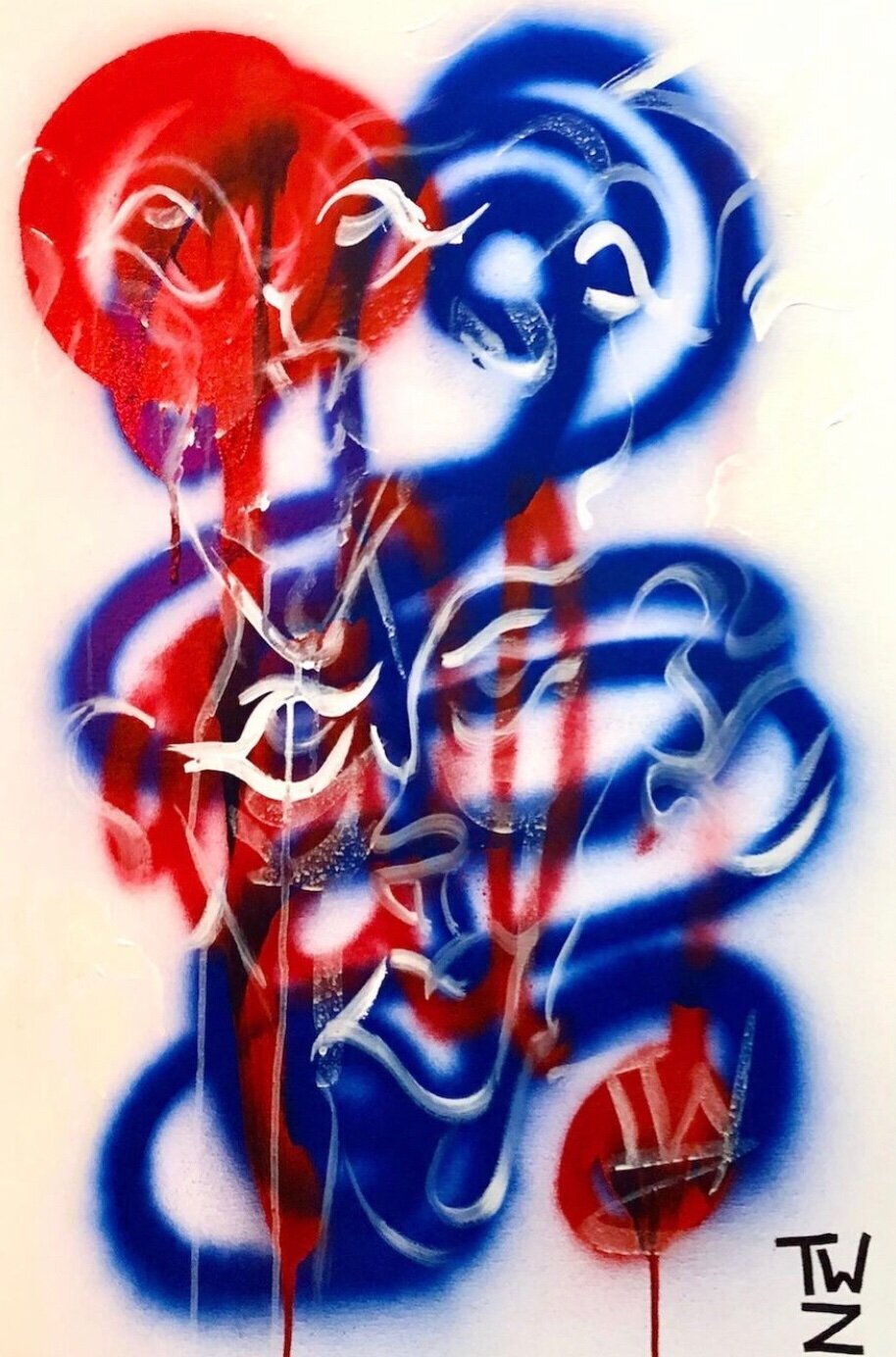 SHRM Dance | 20 x 32 | Mixed Media on Canvas | Sold