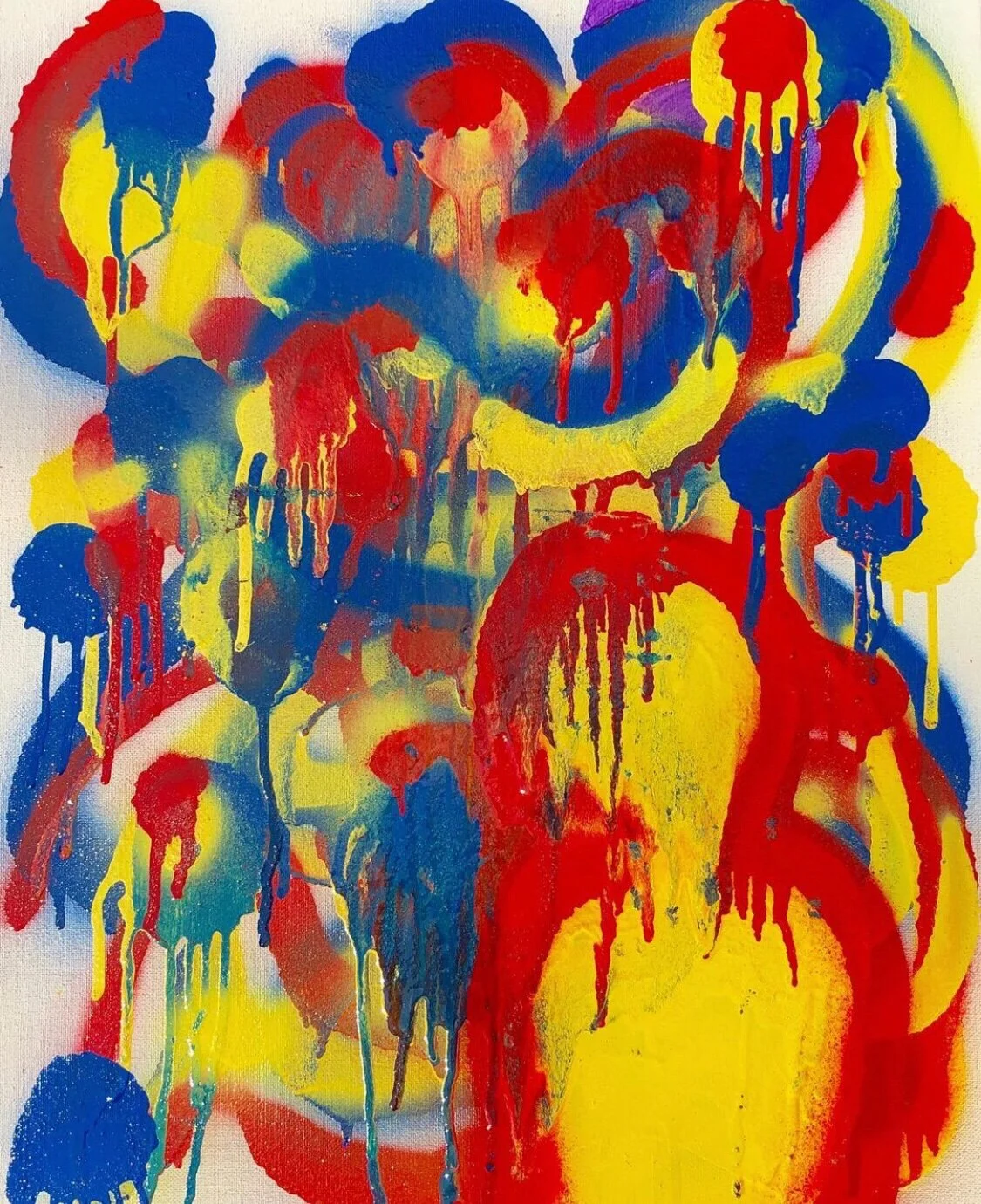 No Signs | 16 x 20 | Spray Paint on Canvas 