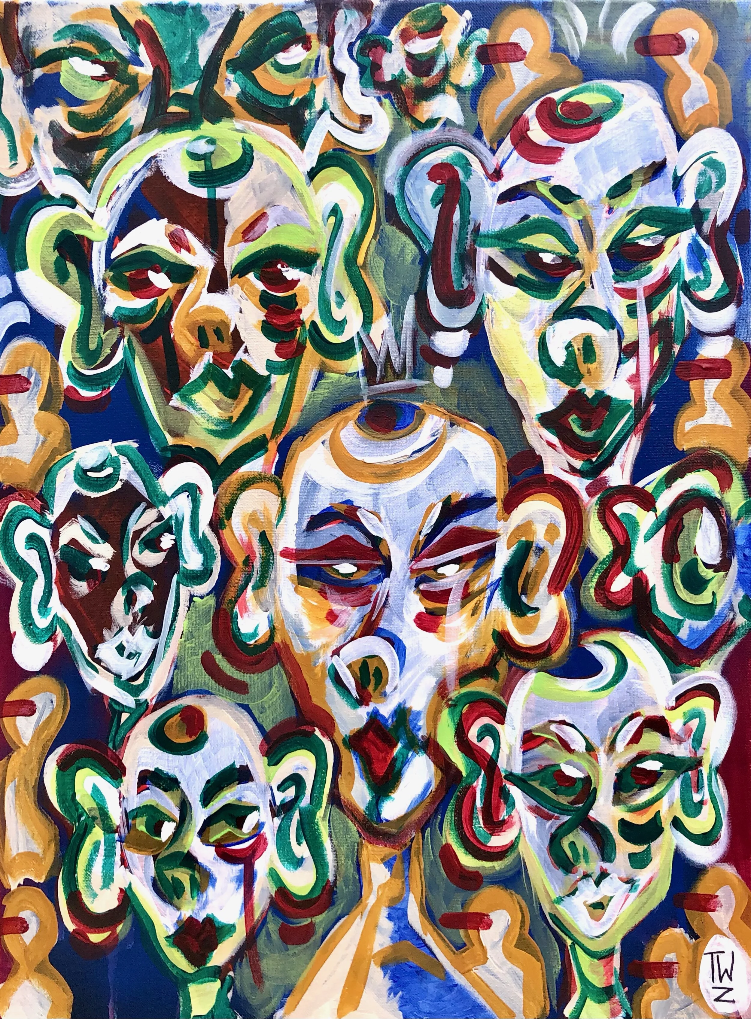 Untitled | 18 x 24 | Mixed Media on Canvas