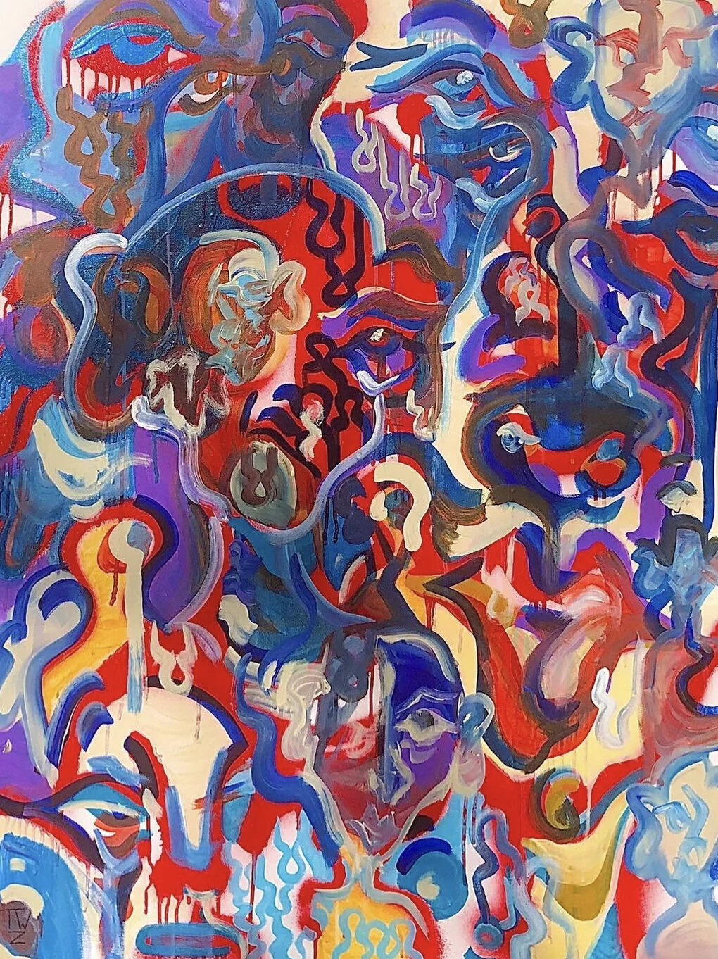 Do You See?
28 x 38 Inches
Mixed Media on Canvas