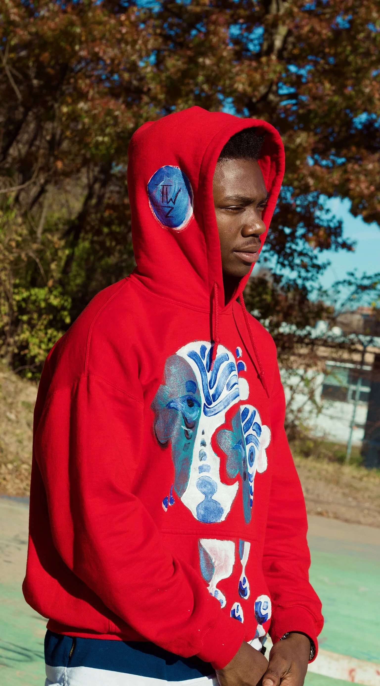 Ethan in Two Faced Hoodie