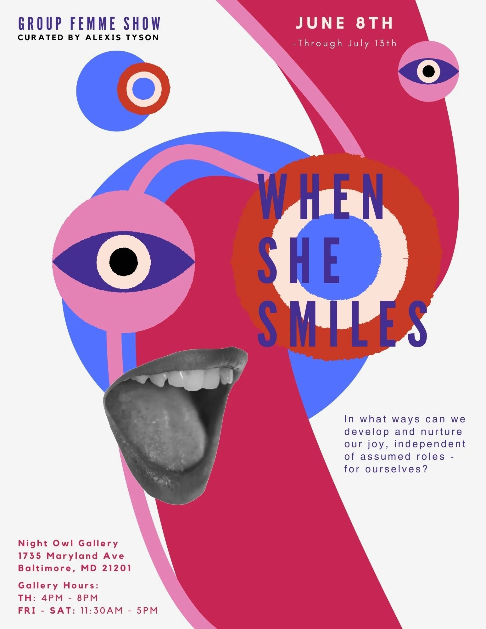 When She Smiles Opening Reception