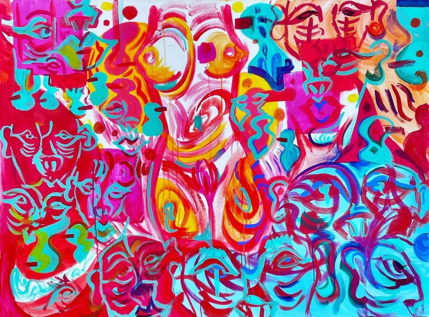 Am I Awake?, 2019 - 2025

Acrylic on Canvas

36 x 48 In | 96.52 x 116.84 Cm