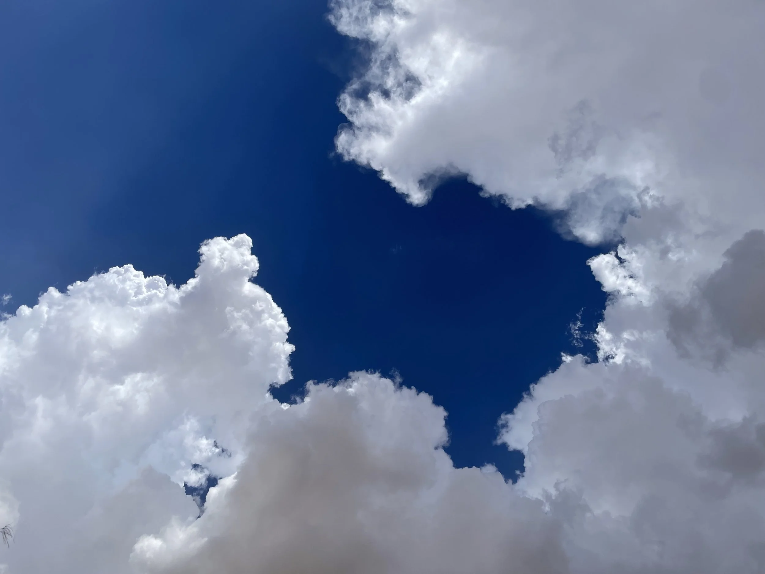Clouds with blue sky
