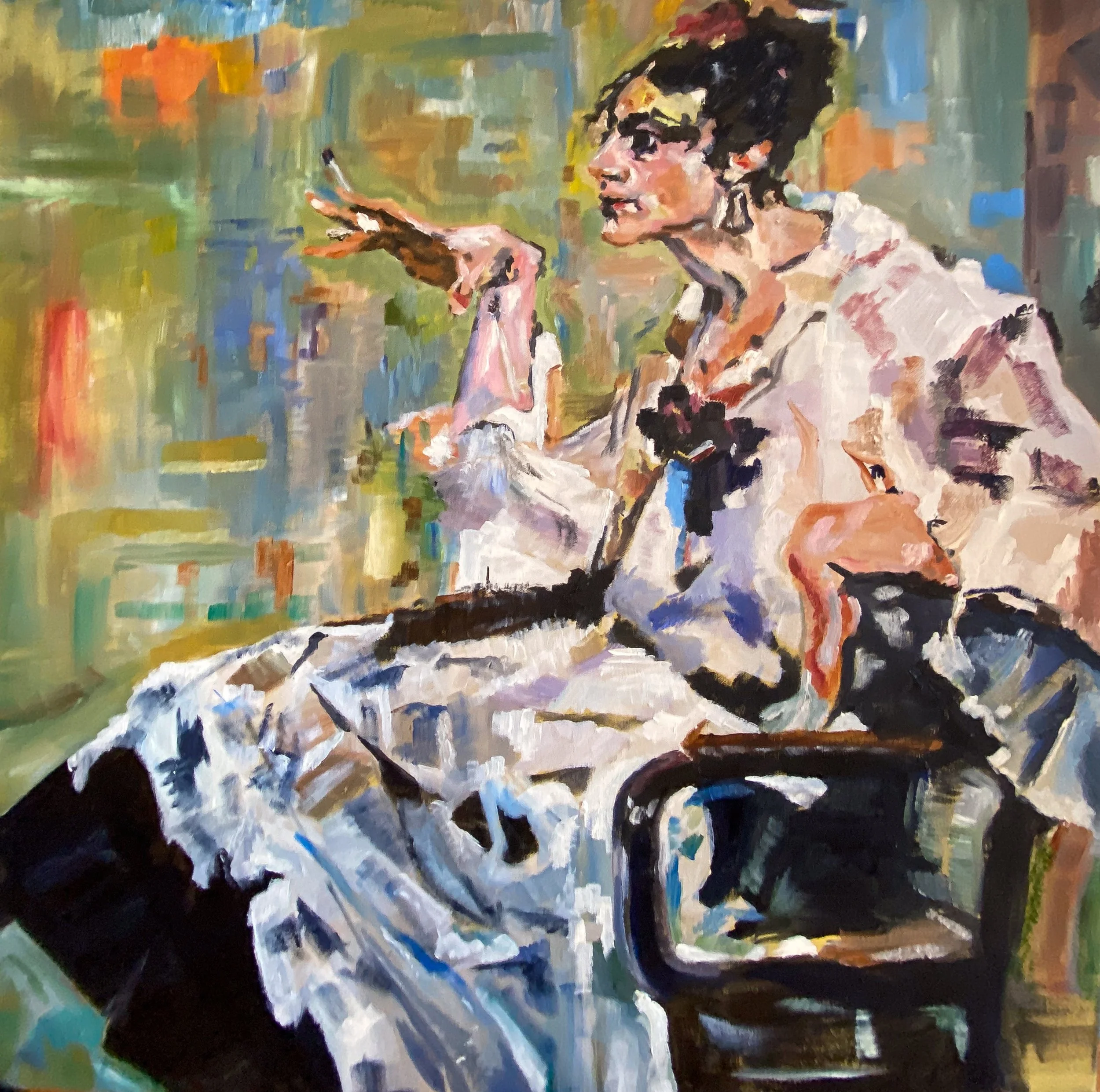 Insert description of the painting here
Size 10 x 12
Oil on Canvas