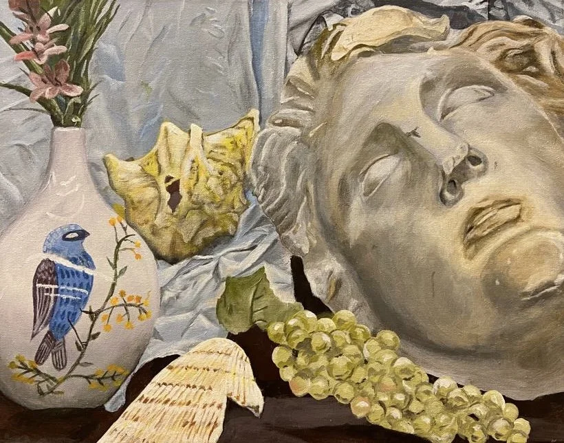 Still Life with Shells, 16"x20", acrylic on canvas (private collection)