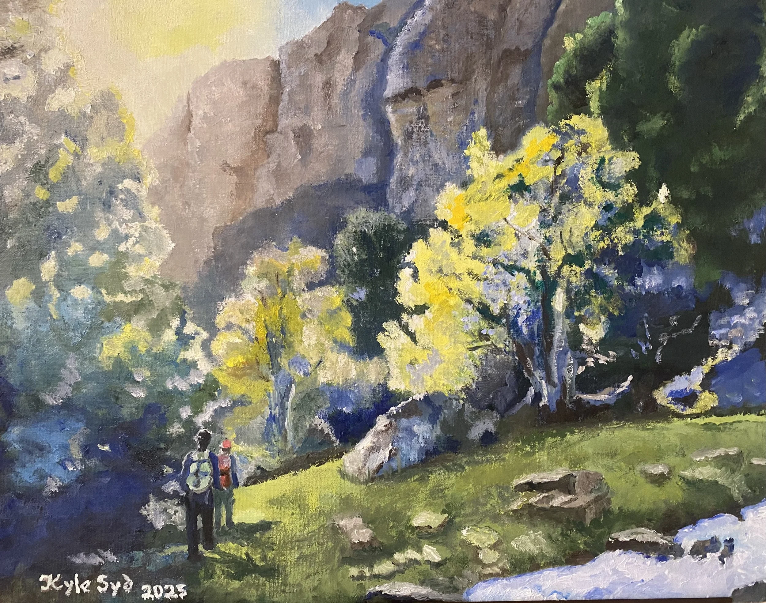 The Morning Light, 16"x20", oil on canvas (private collection)