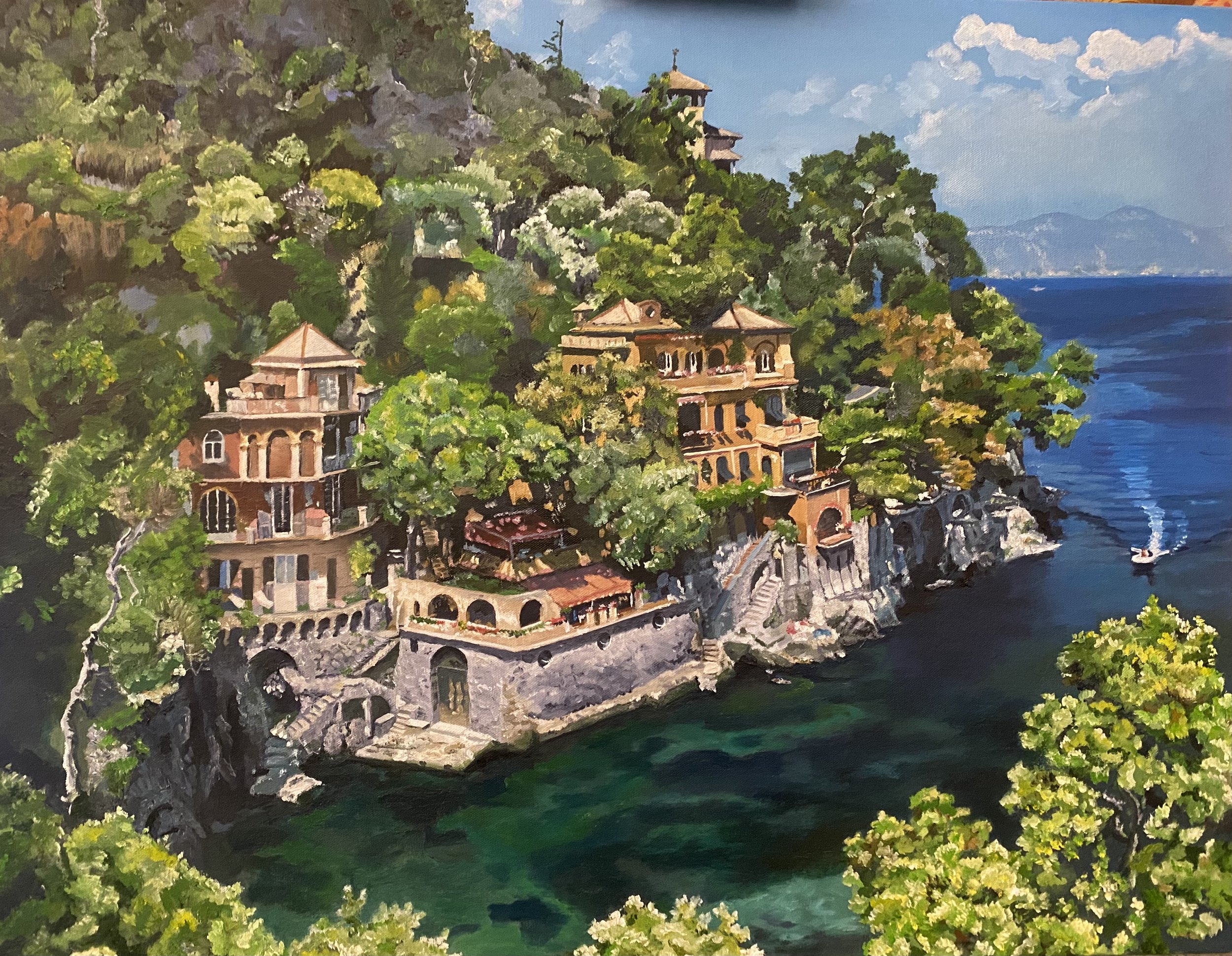Portofino, 18"x24", oil on canvas (private collection)