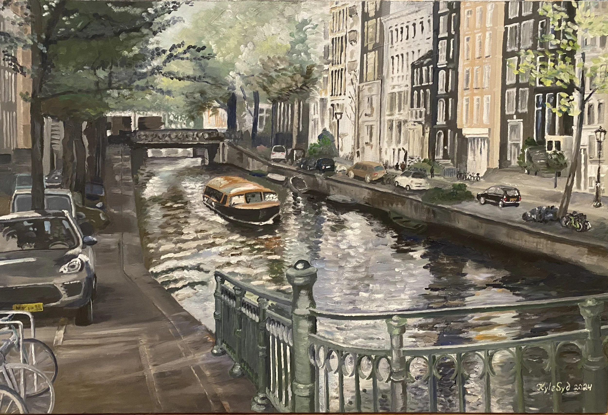 City Escape, 24"x30", oil on canvas (private collection)