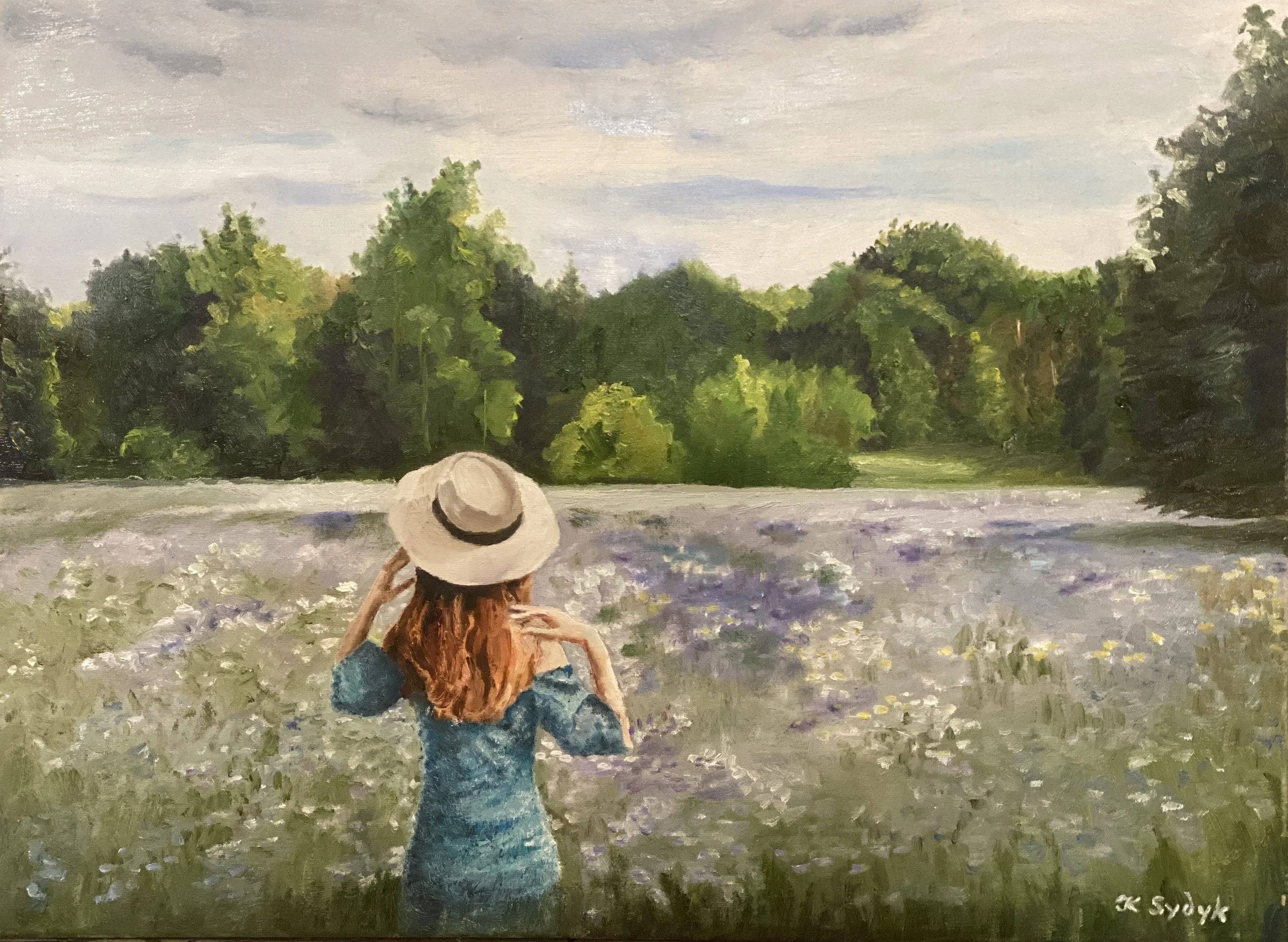 Sweet Meadow, 18"x24", oil on canvas