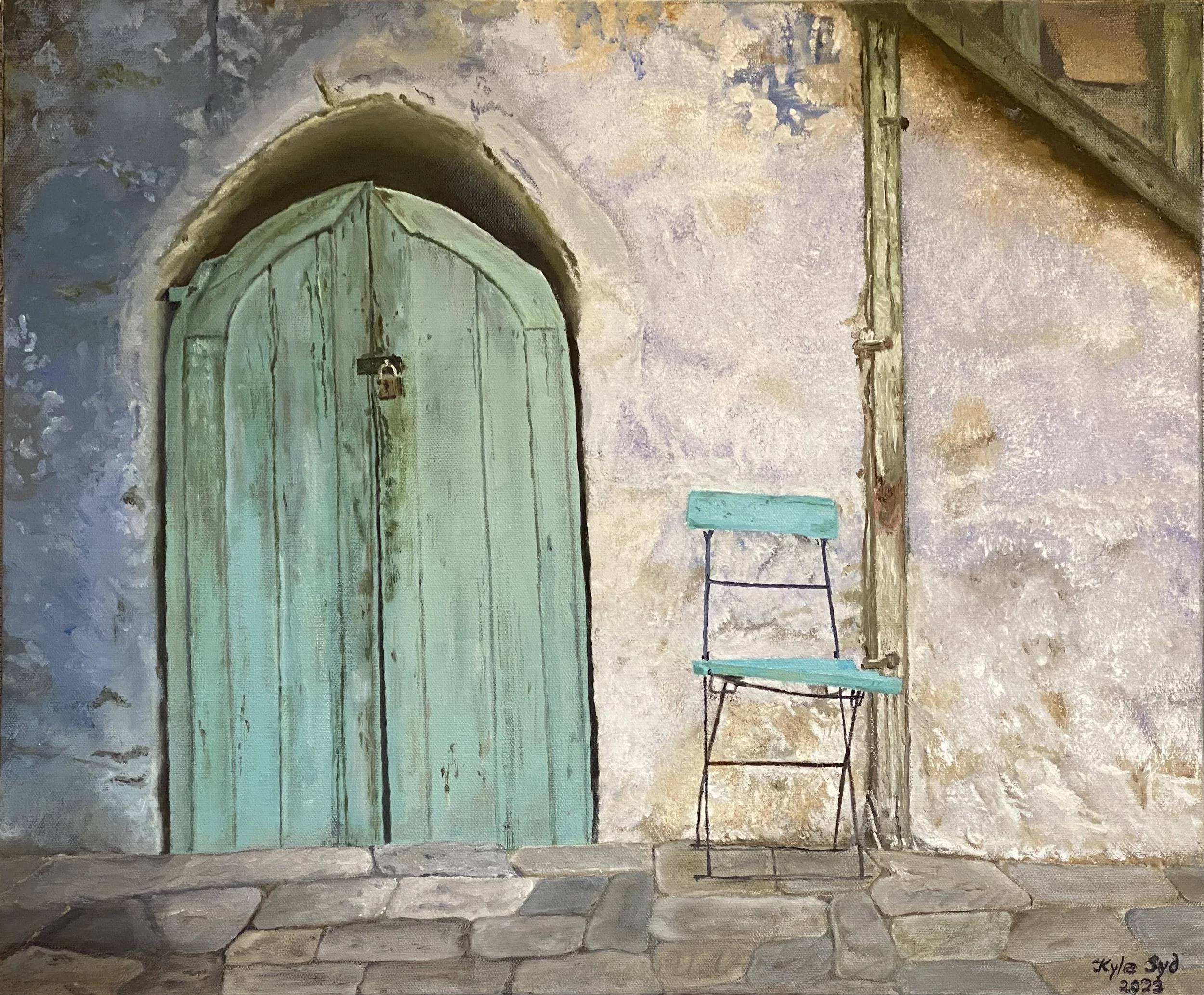 Jerusalem, 16"x20", acrylic on canvas (private collection)