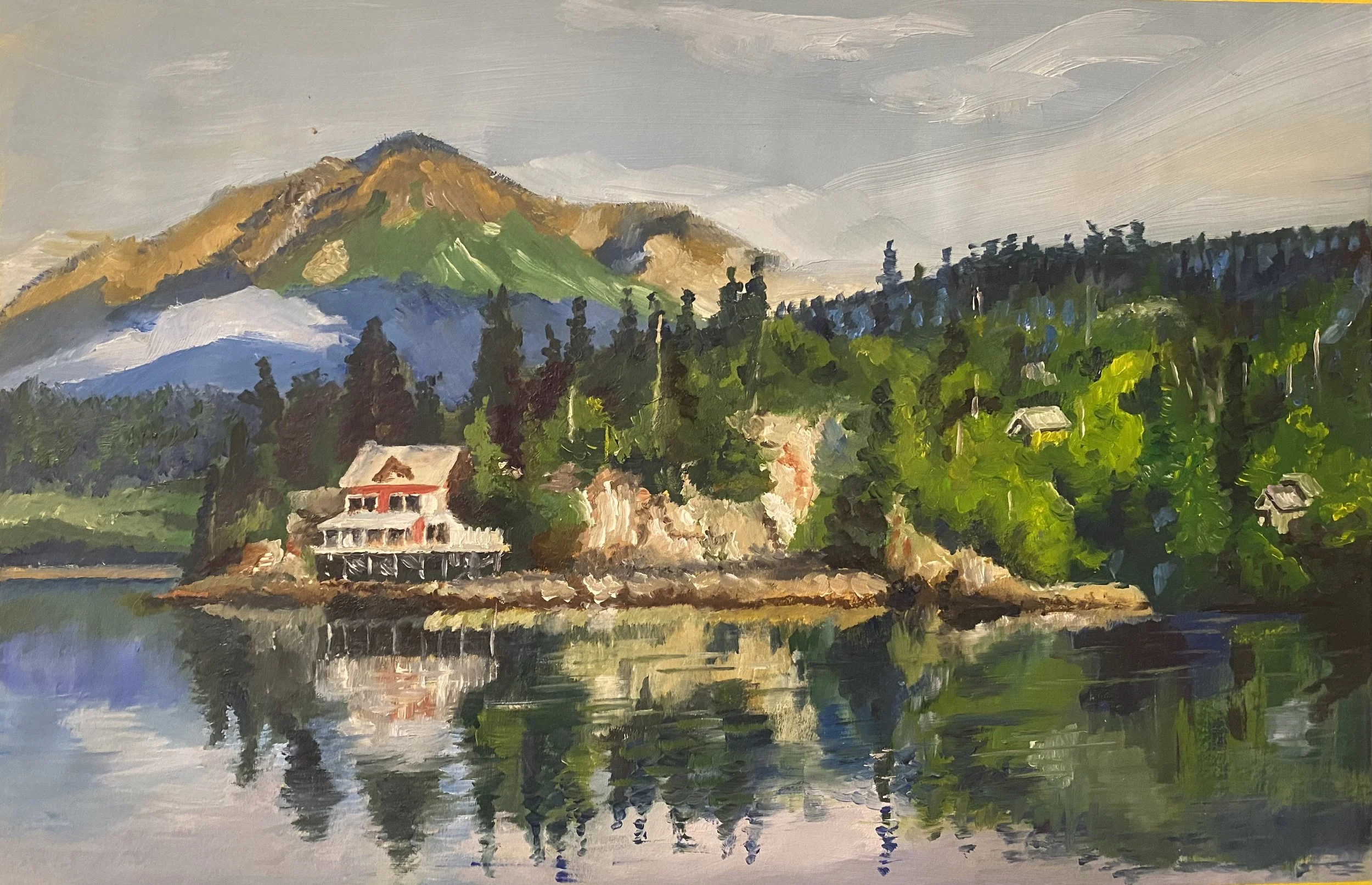 Northern Summer, 12"x18", oil on canvas (private collection)