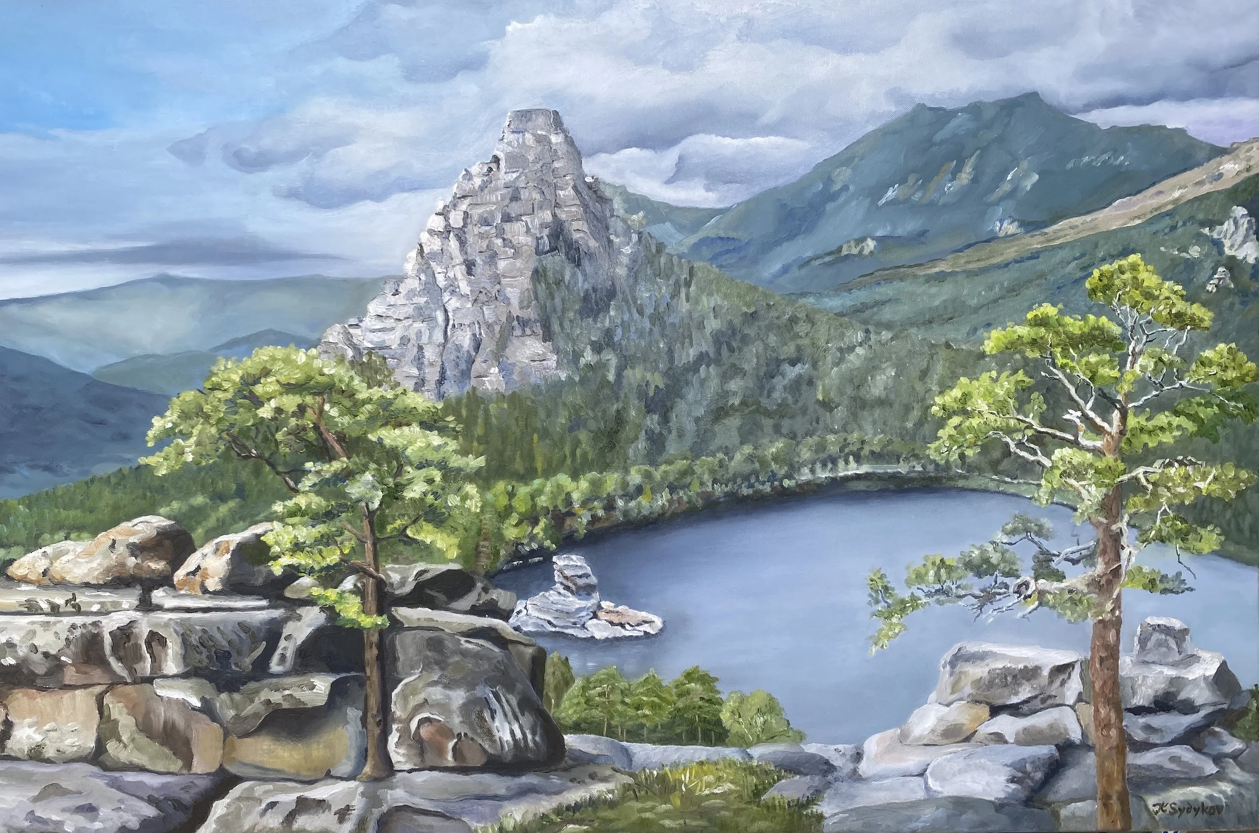 The Rocks of the Heartland, 24"x36", oil on canvas