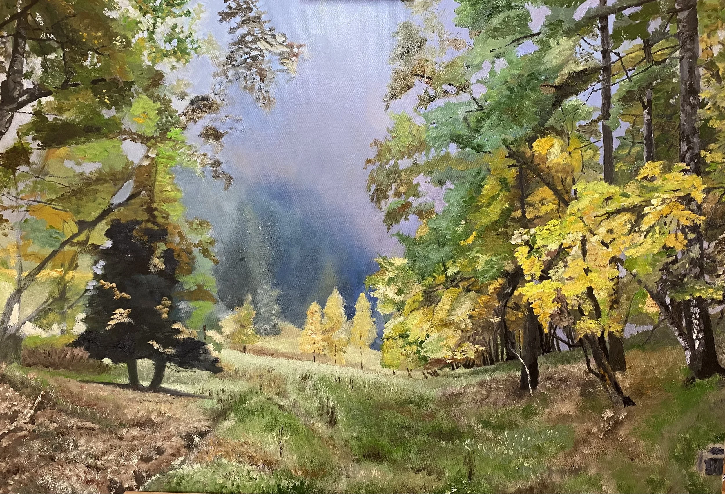 Out of the Woods, 24"x36", oil on canvas (private collection)