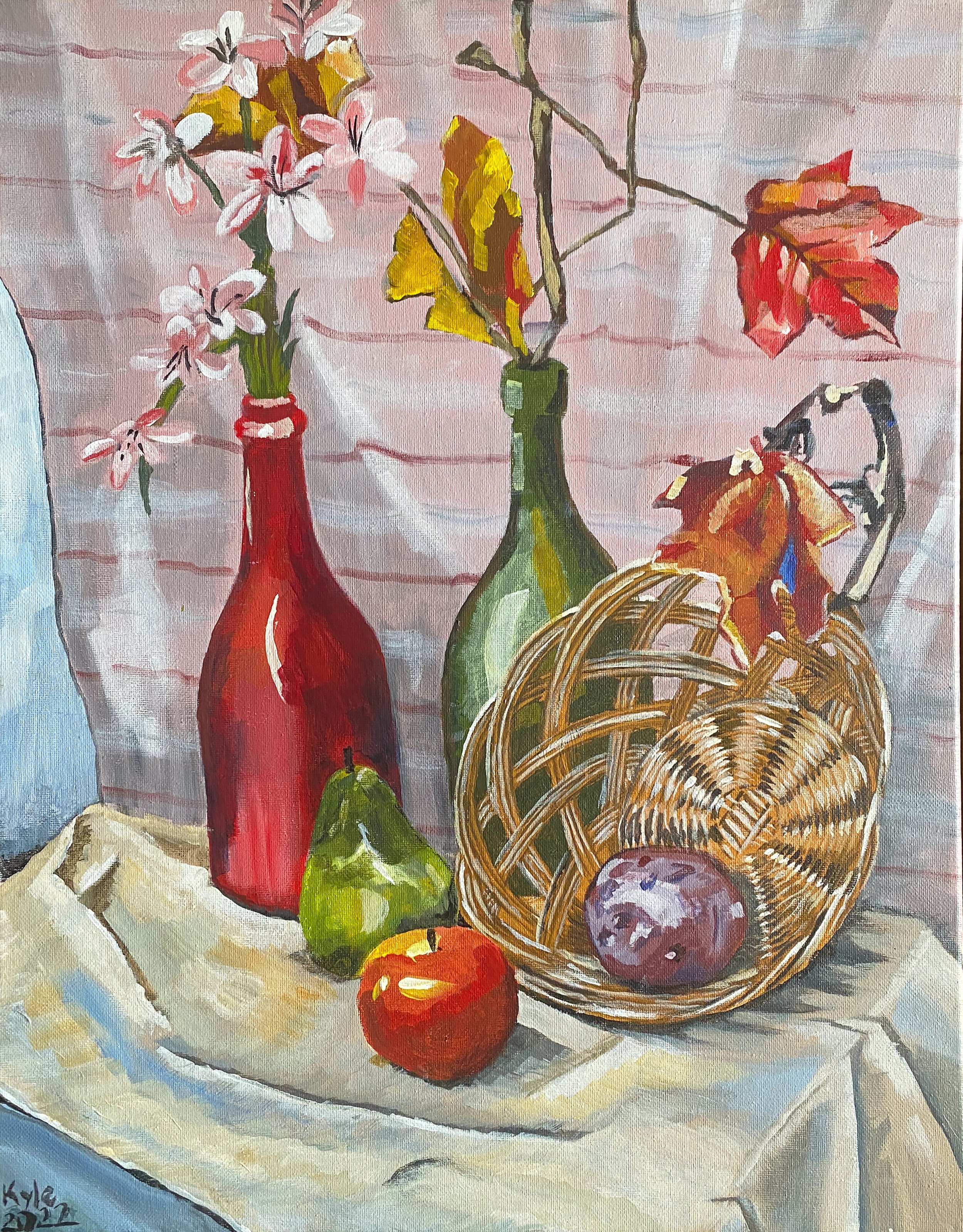 Insert description of the painting here
Size 10 x 12
Oil on Canvas