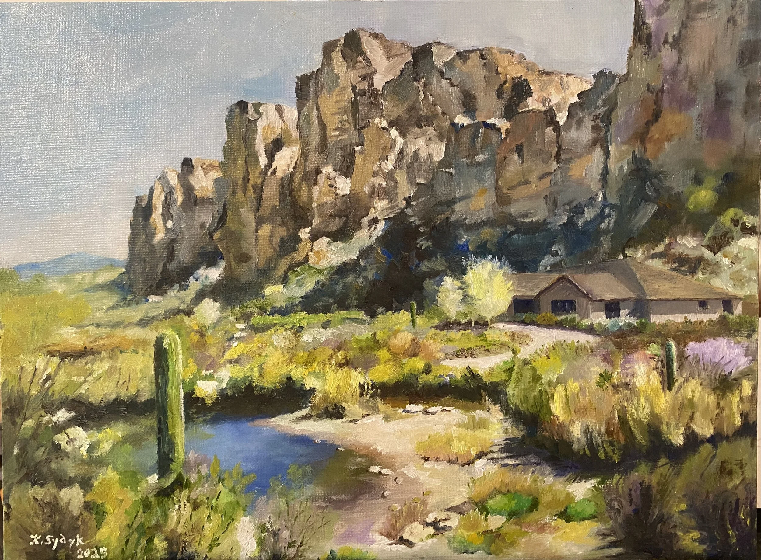 Arizona Dream, 12"x16", oil on canvas (private collection)