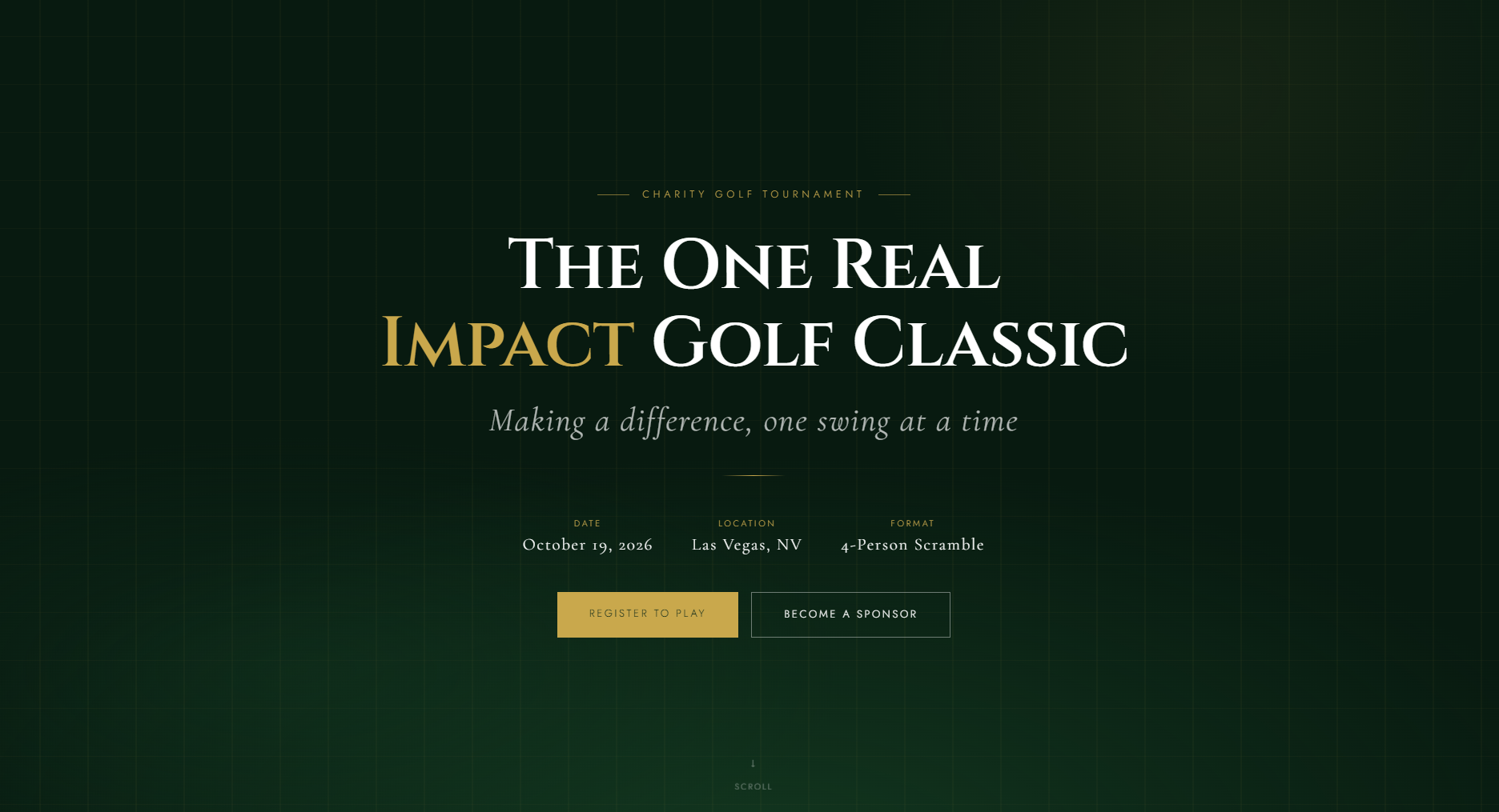 The One Real Impact Golf Classic