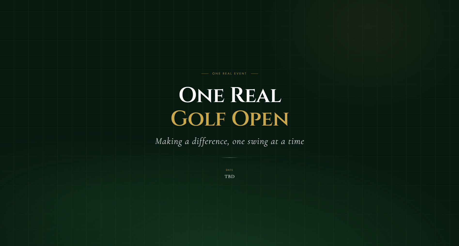 One Real Golf Open
