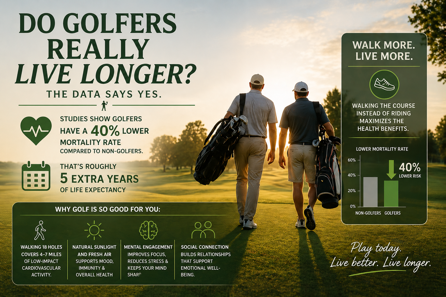 Do Golfers Really Live Longer? The Data Says Yes