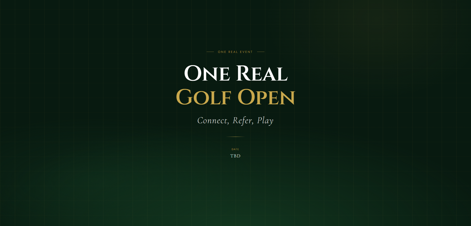 One Real Golf Open
