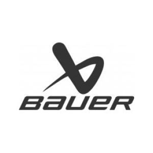 Bauer logo with a stylized 'B' and the word 'BAUER' underneath