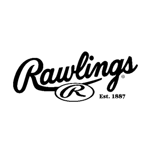 Rawlings logo with the company name, an established date of 1887, and a stylized 'R' in an oval.