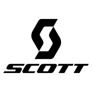 The logo of Scott, featuring a stylized 'S' above the word 'SCOTT' in bold letters.