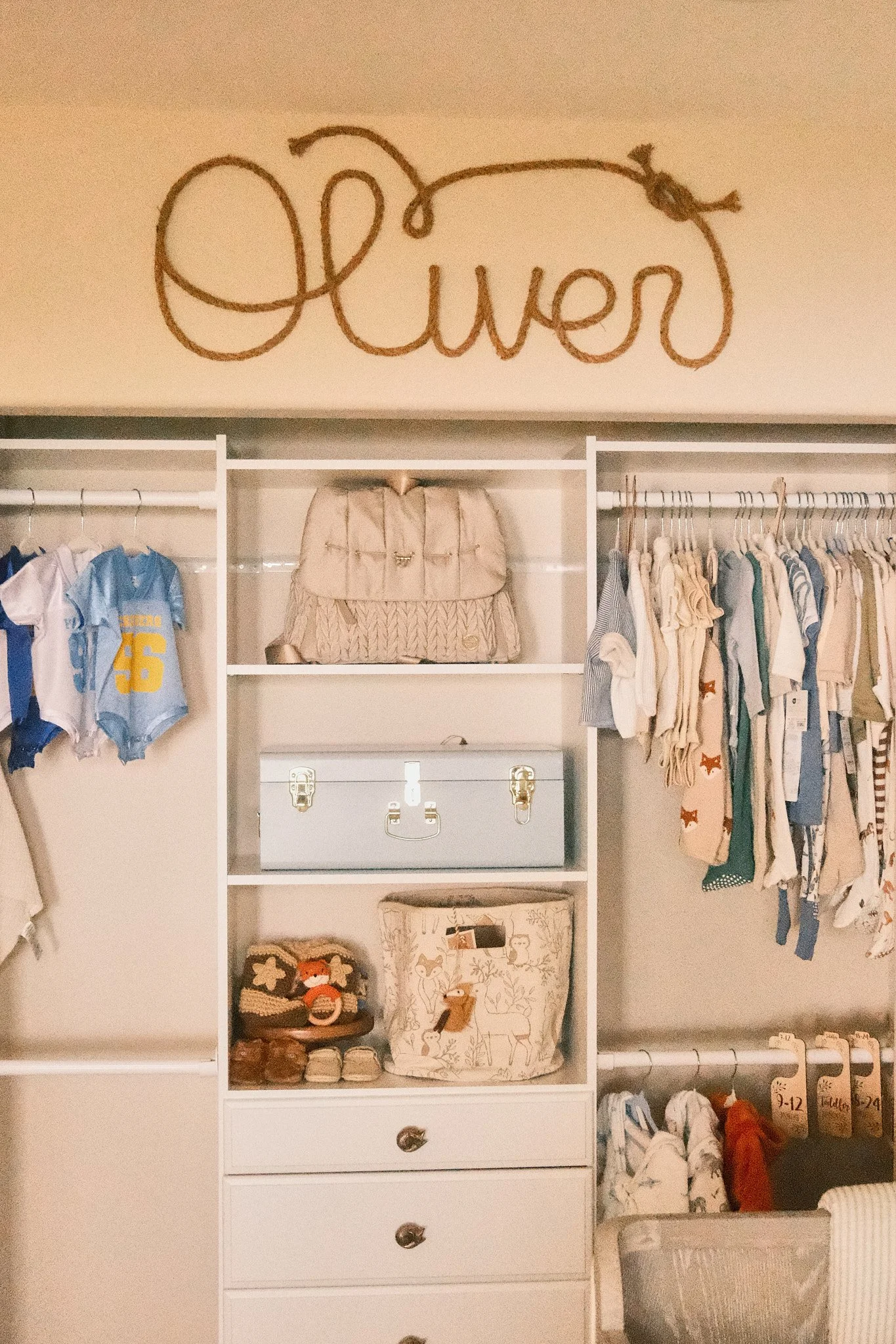 NURSERY CLOSET AFTER