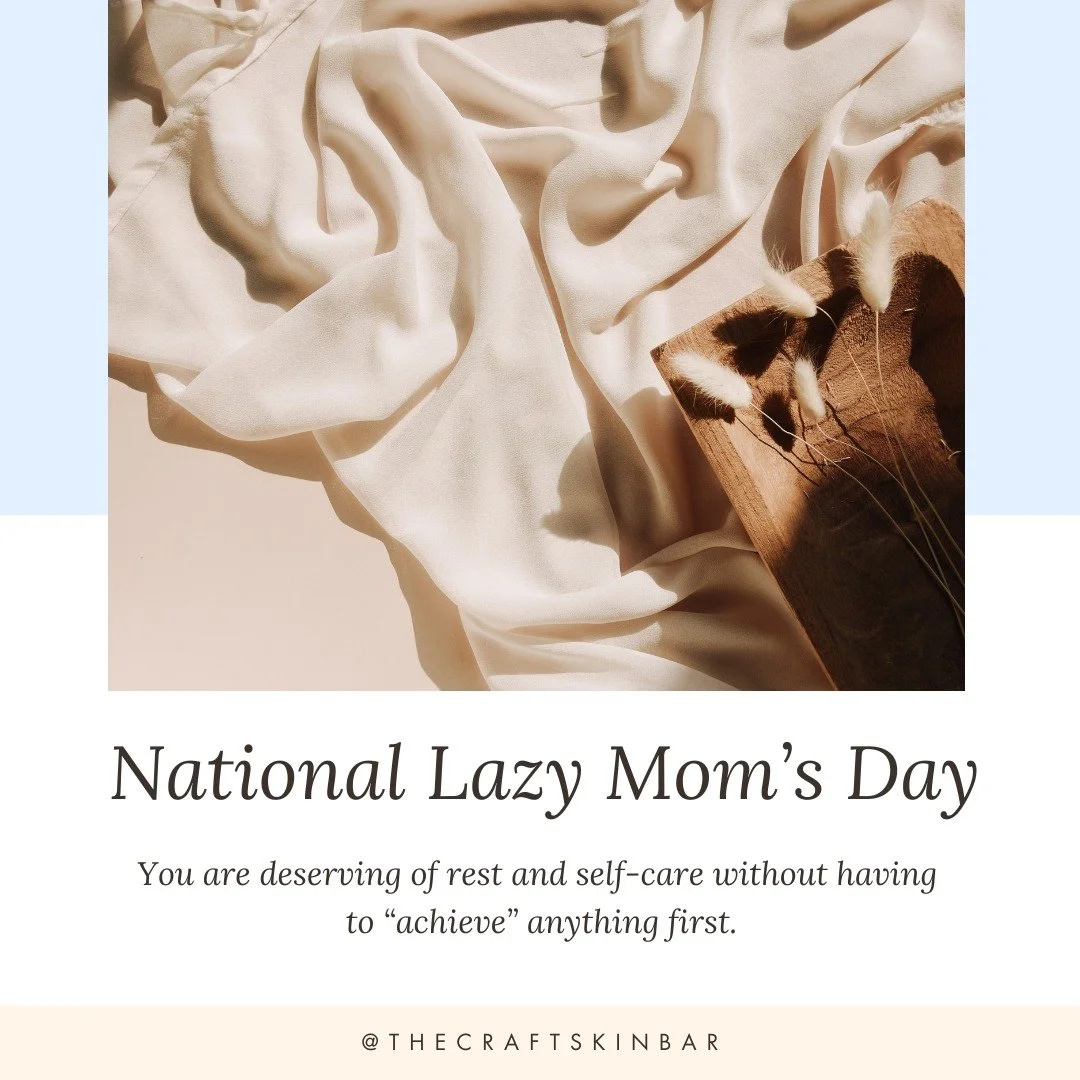 Lazy moms deserve facials too 💆🏽&zwj;♀️✨
Today is your permission slip to let go of the to-do list and just melt into self-care. At The Craft Skin Bar, all you have to do is show up and relax &mdash; I&rsquo;ll handle the rest. 💕
#LazyMomsDay #Sel