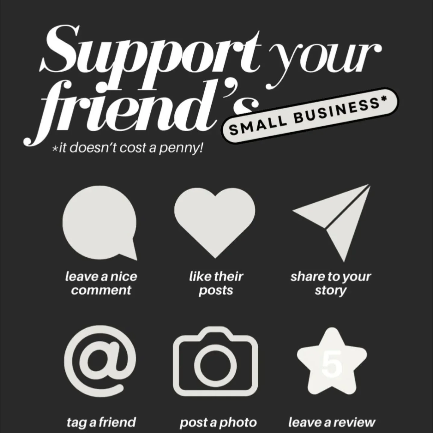 Support can be in the form of "free" 🖤 

#supportsmallbusiness #supportlocal #blackfriday #latinowned #azesthetician #leaveareview #leaveacomment #referrals #thankyou #grateful