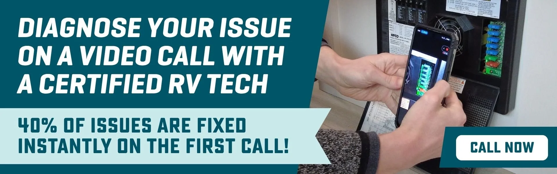 Diagnose your issue on an RVFix video call