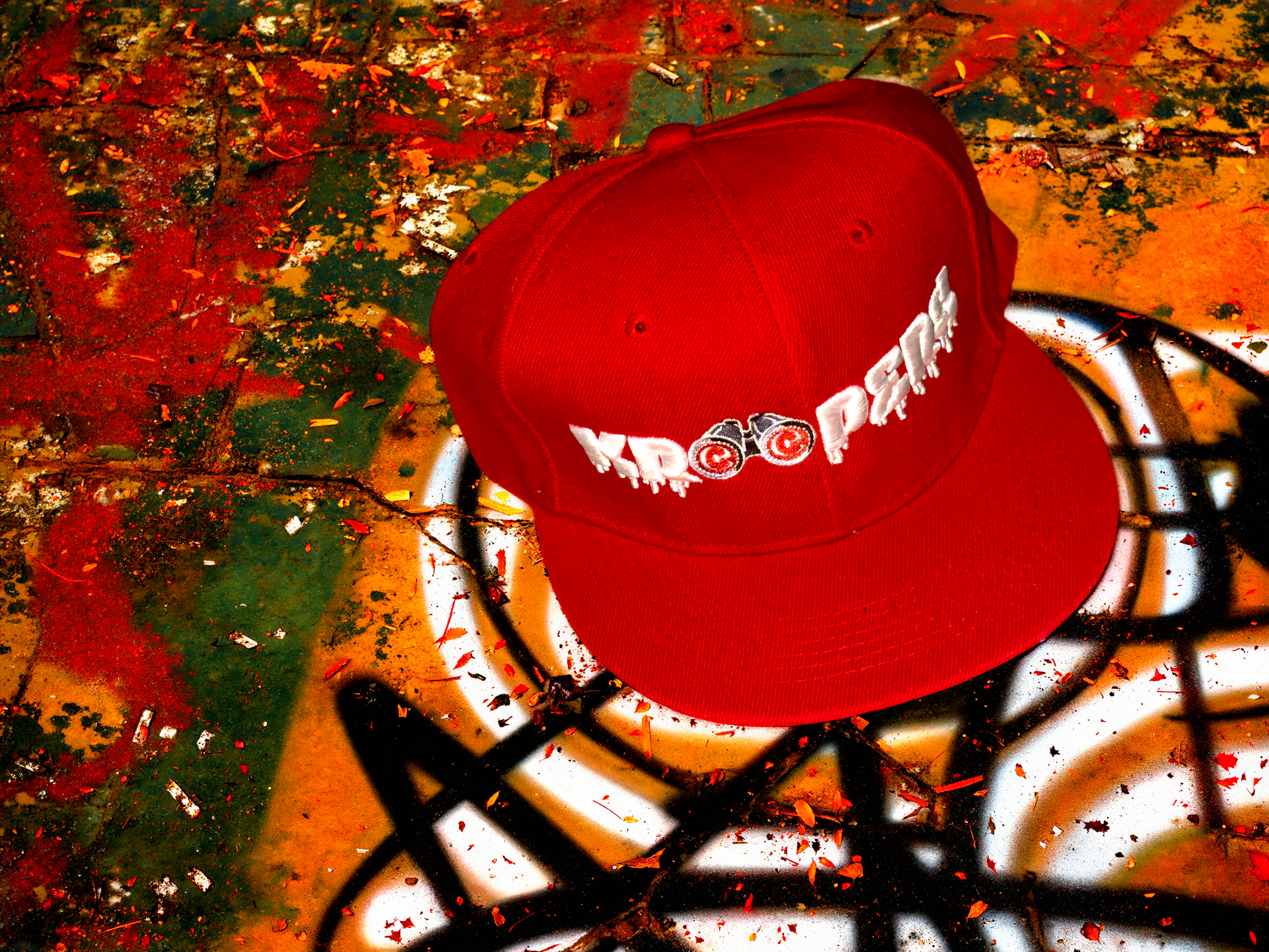 'Kreepers' Graffiti Red Cap