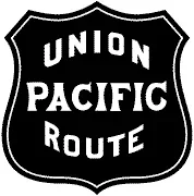 I grew up next to the Union Pacific Railroad and I love the shield. So, I took inspiration from this 1886 version. It just looks so cool!