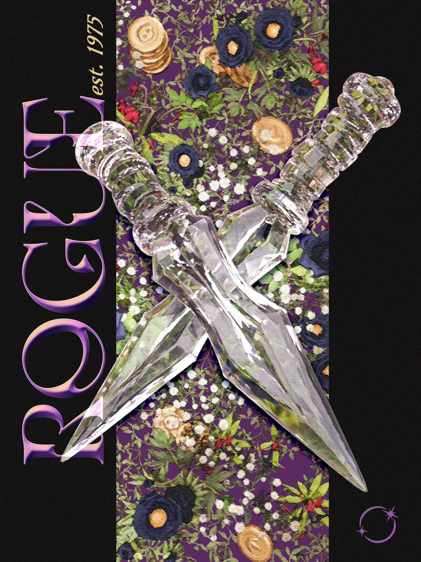 Aaaaaand here&rsquo;s Rogue! This completes the first three designs of our initial merch lineup&hellip; although with how many of yall are pushing for bard, I might see if I can squeeze it in before the drop 😅

#dungeons_and_dragons #rogue #apparel