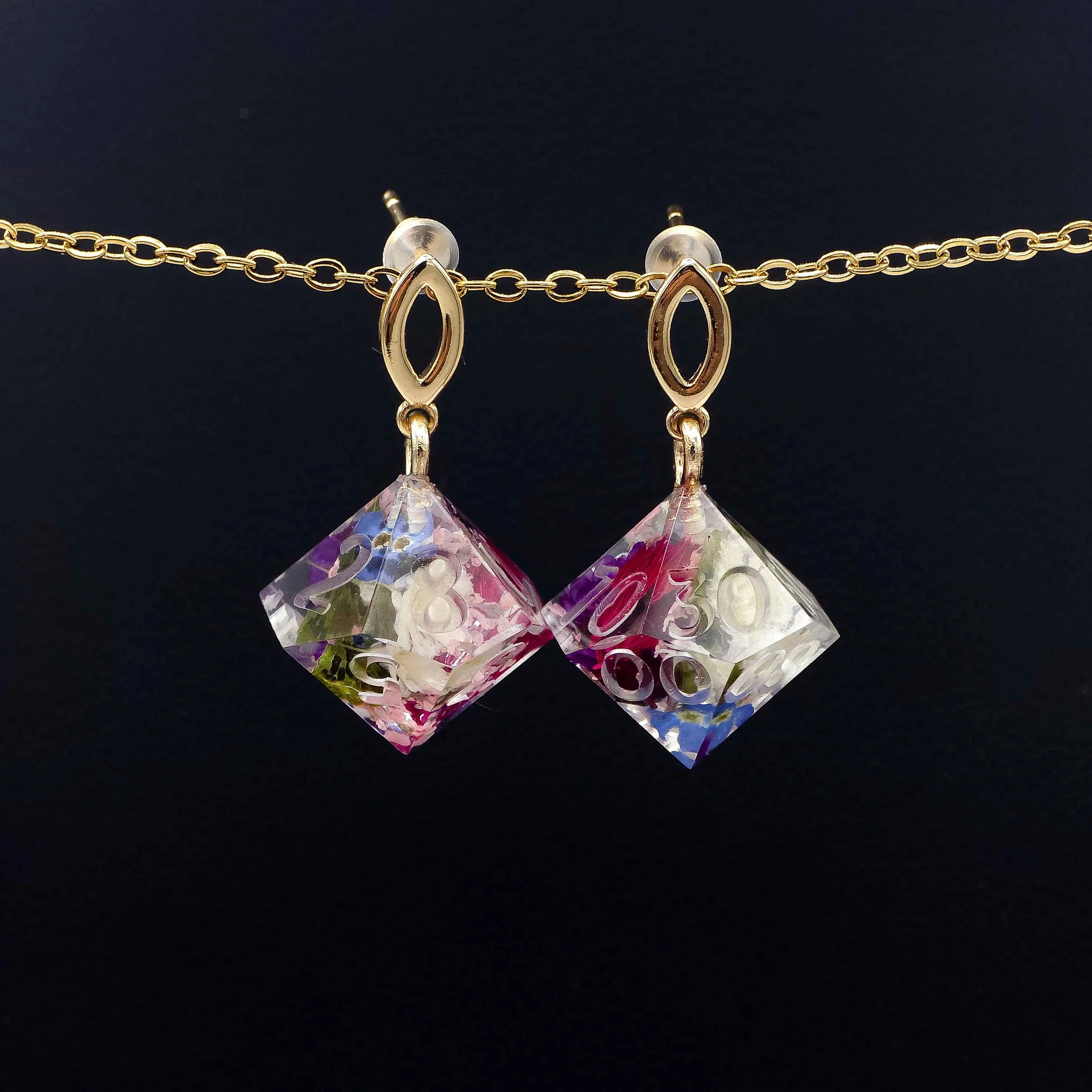 Mini D10 Earrings