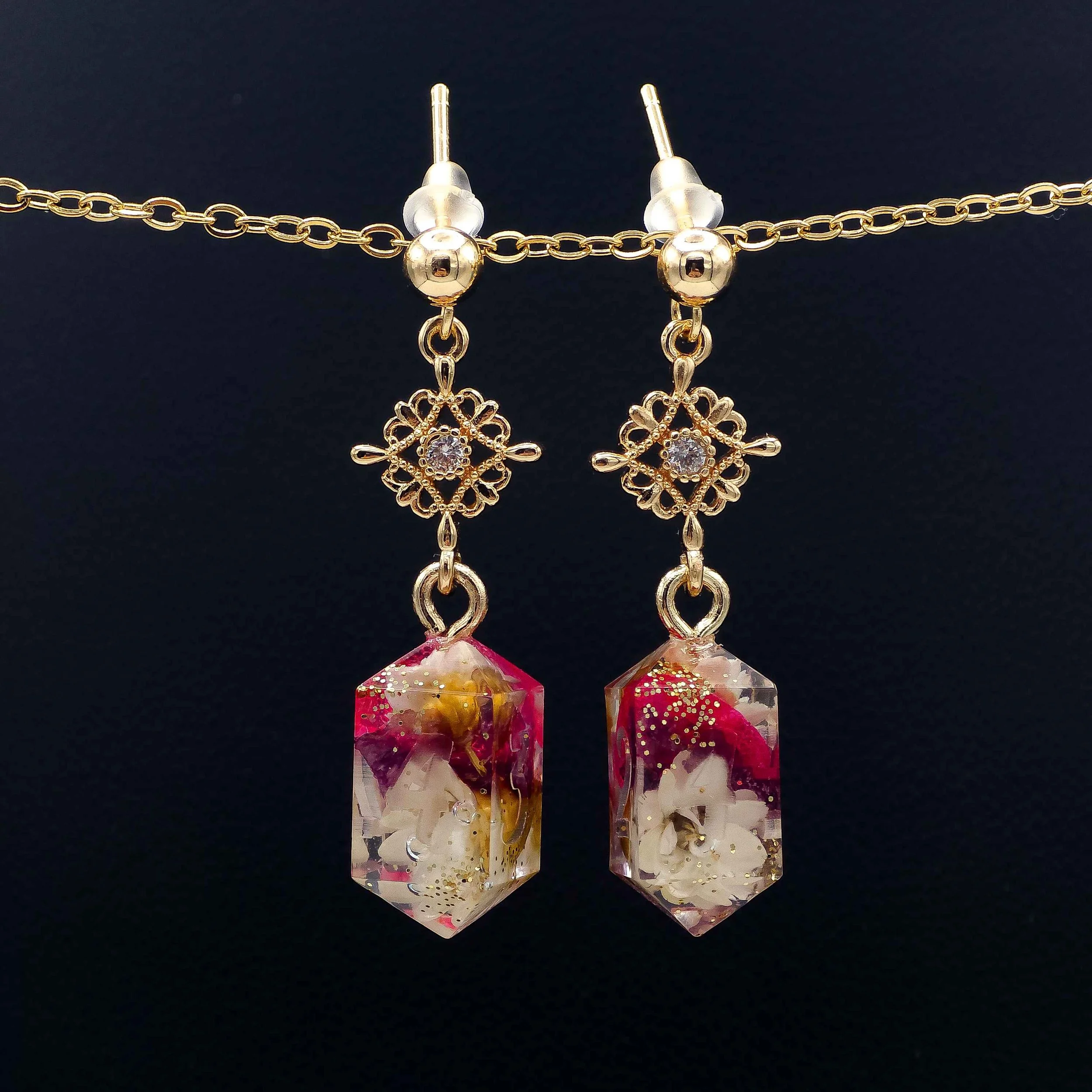 Mini D4 Earrings