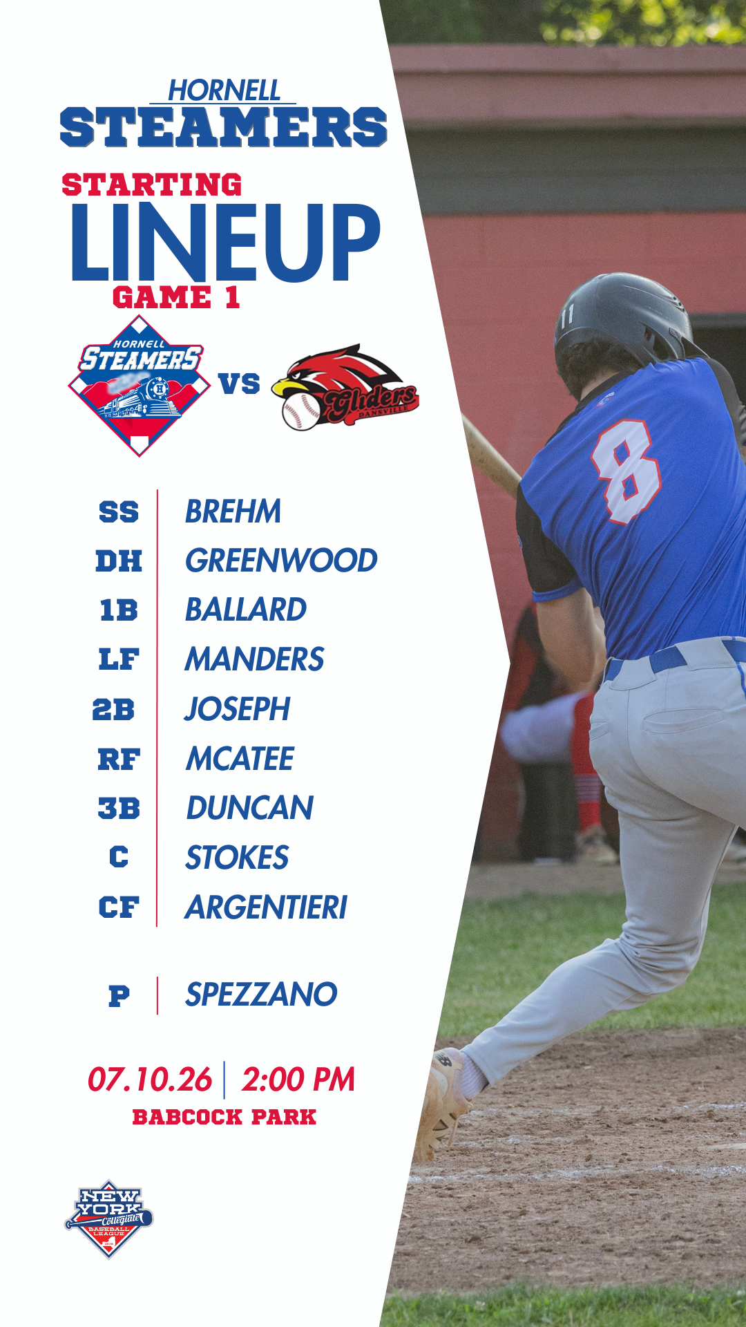 260710 Starting Lineup Game 1 Graphic.png