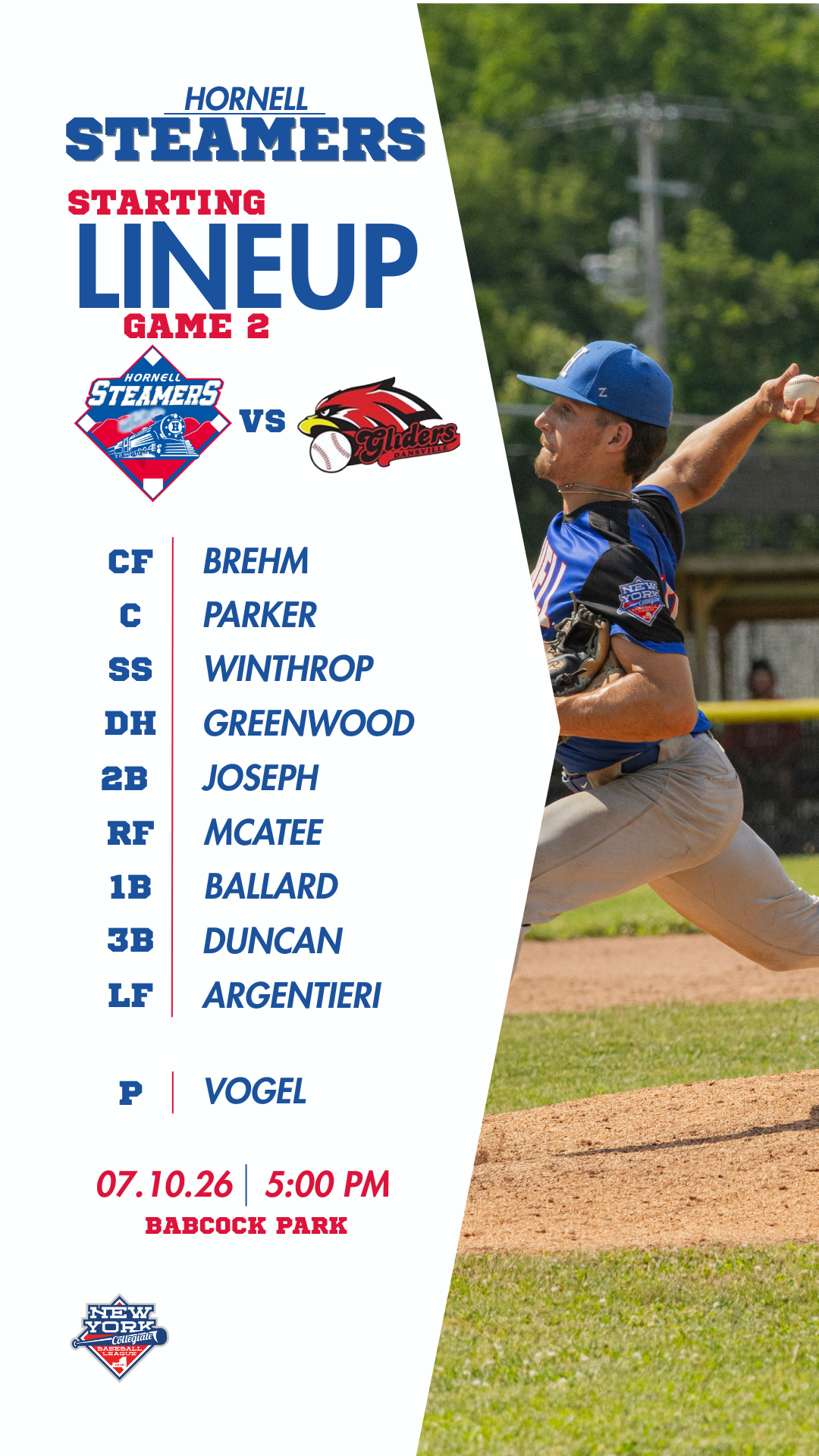260710 Starting Lineup Game 2 Graphic.png