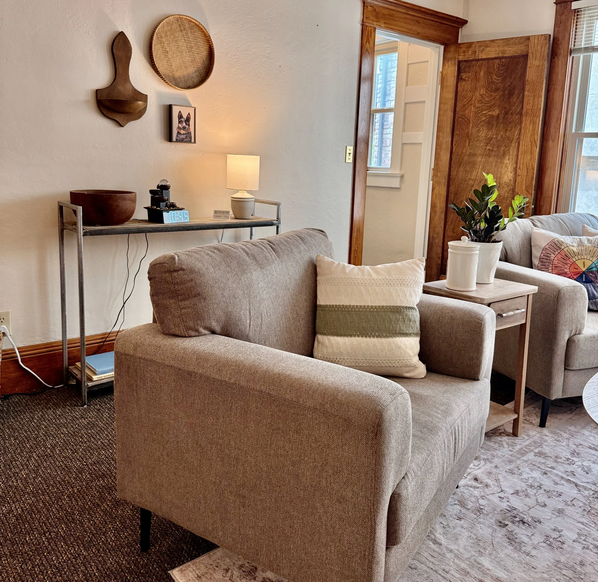 Private therapy office at Collected Counseling in Colorado Springs