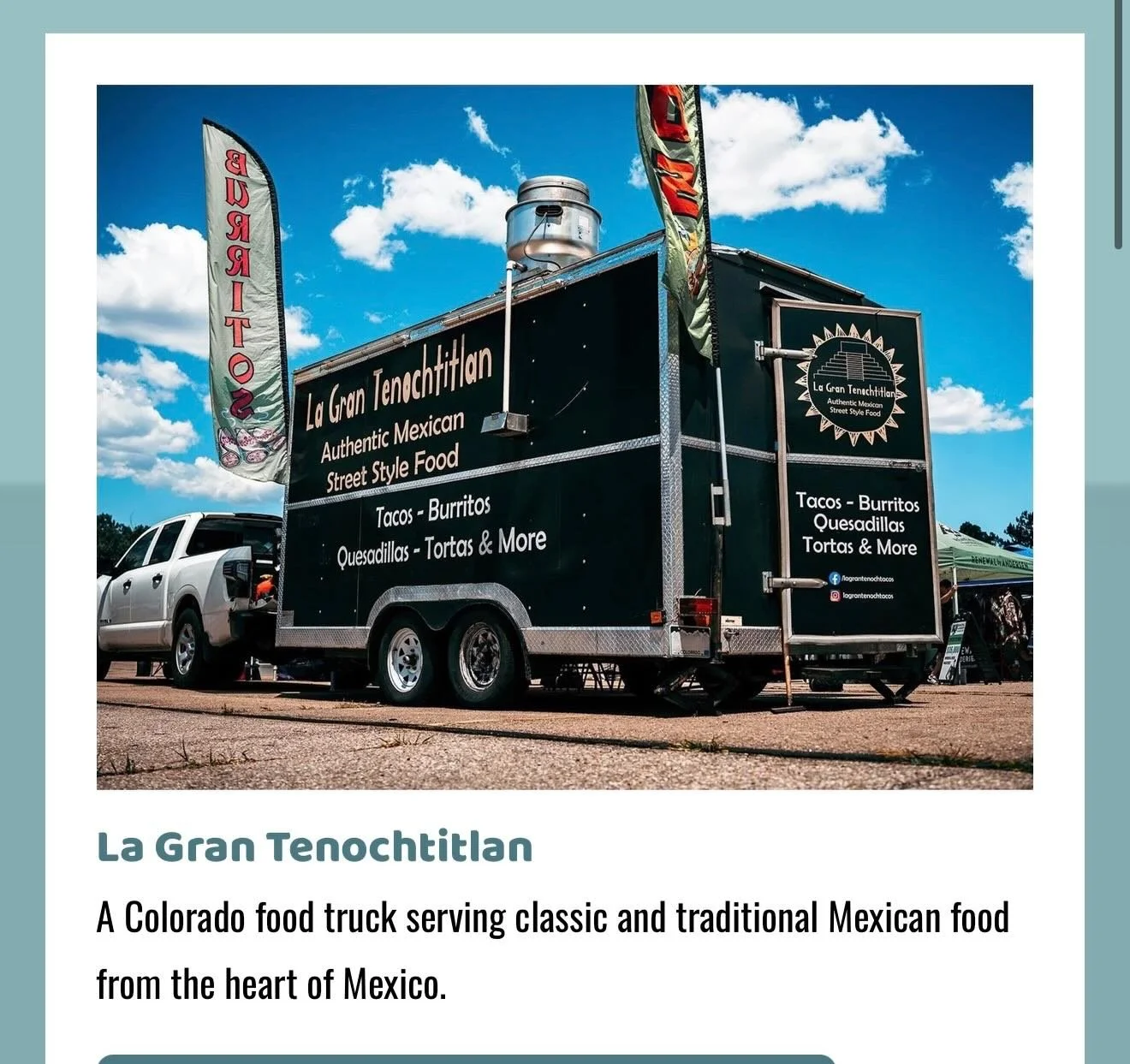 It&rsquo;s a party! Proud to announce that La Gran Tenochtitlan will be serving up amazing Mexican fare at this years birthday bash!