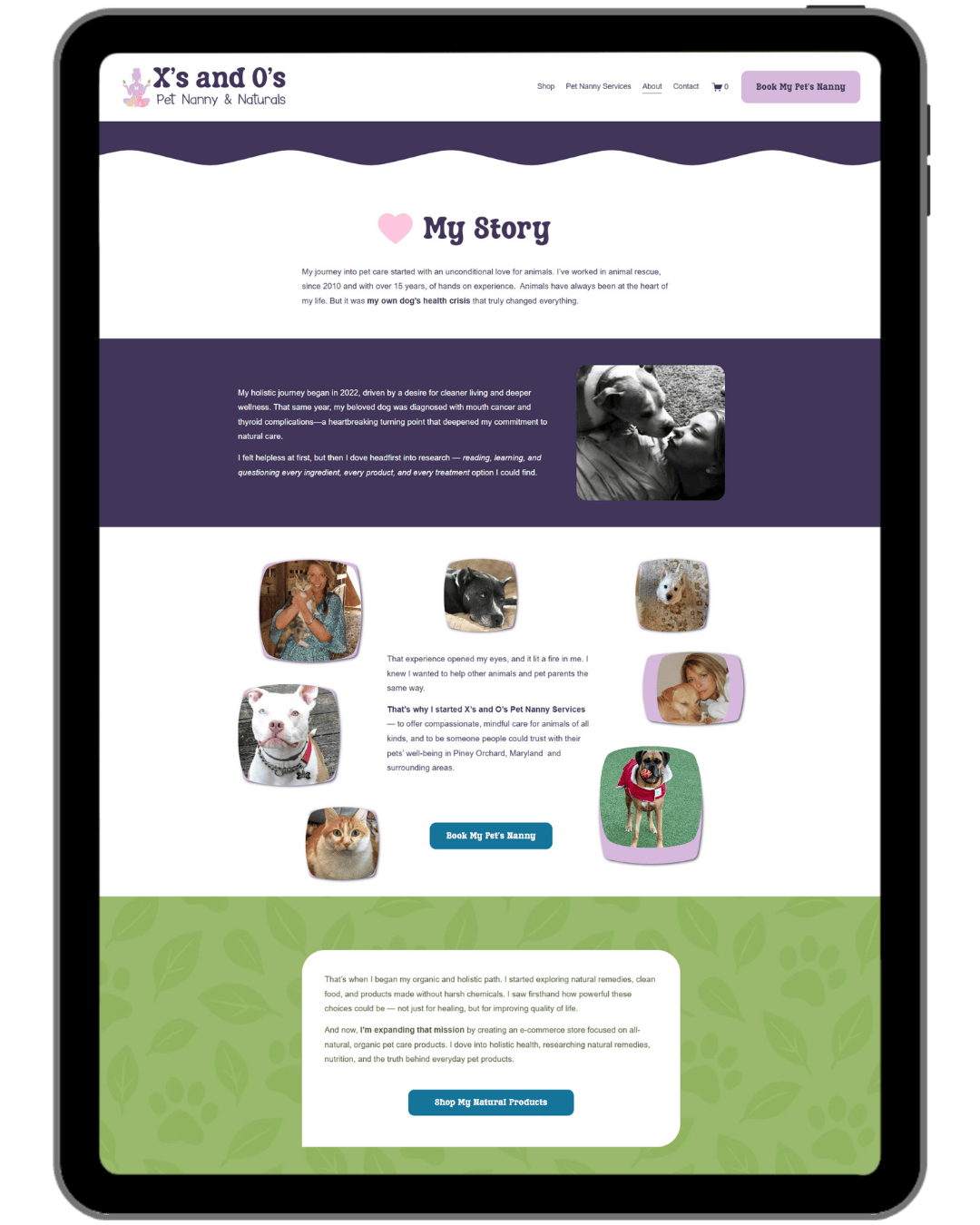 XO Pet Nanny Naturals About Page Top.png