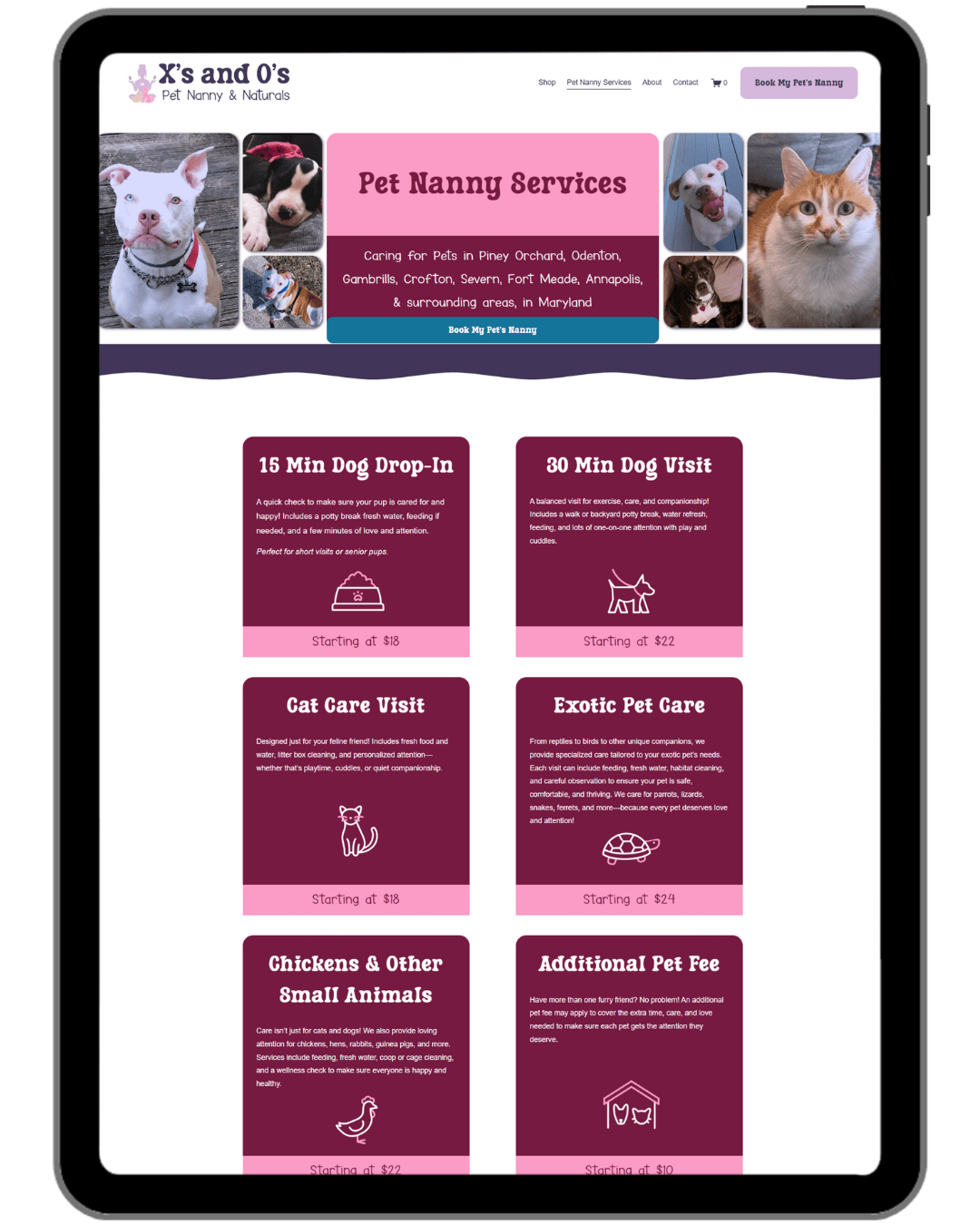 XO Pet Nanny Naturals Pet Nanny Page Top.png