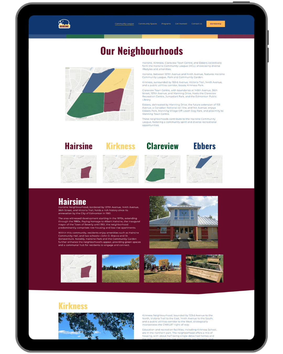 Hairsine Community League Neighbourhoods Top.png