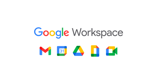 Google Workspace logo with icons