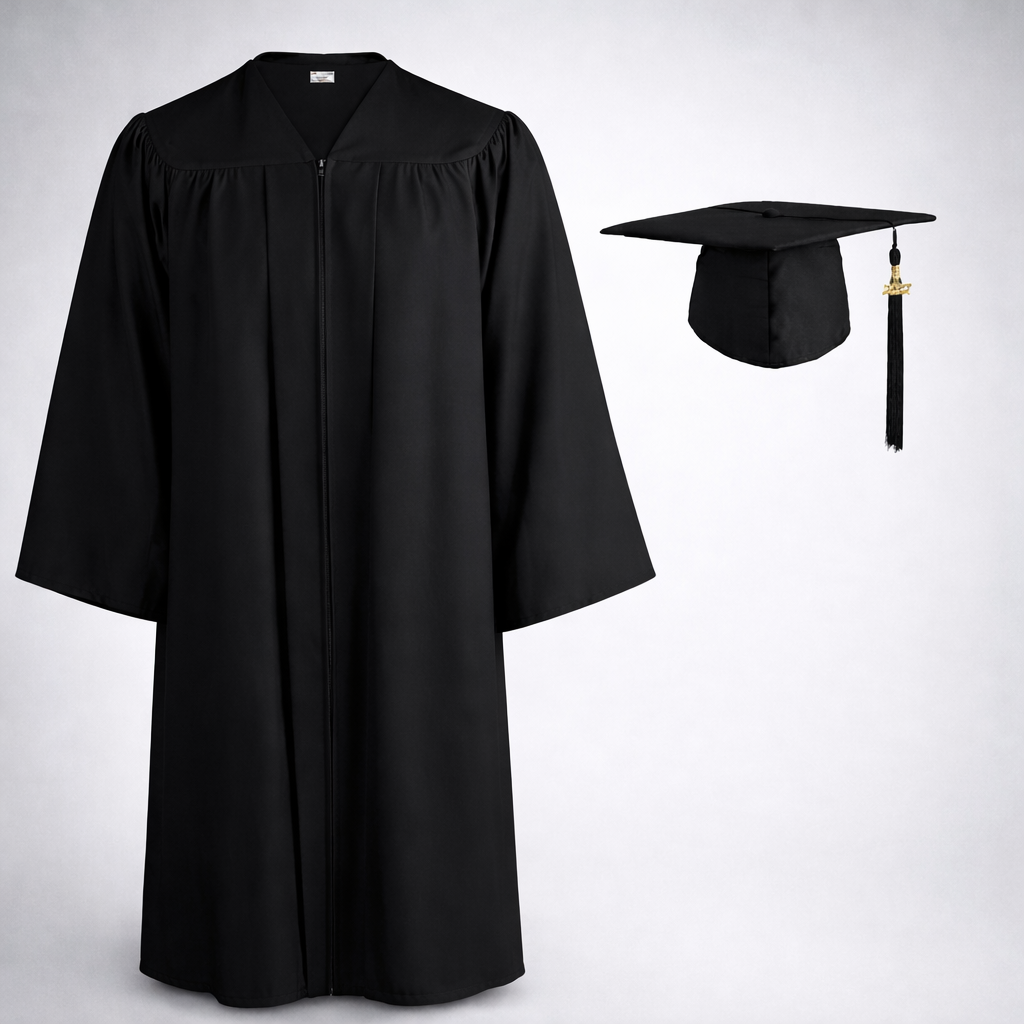 WVC Premium Graduation Cap, Gown, and Tassel SET