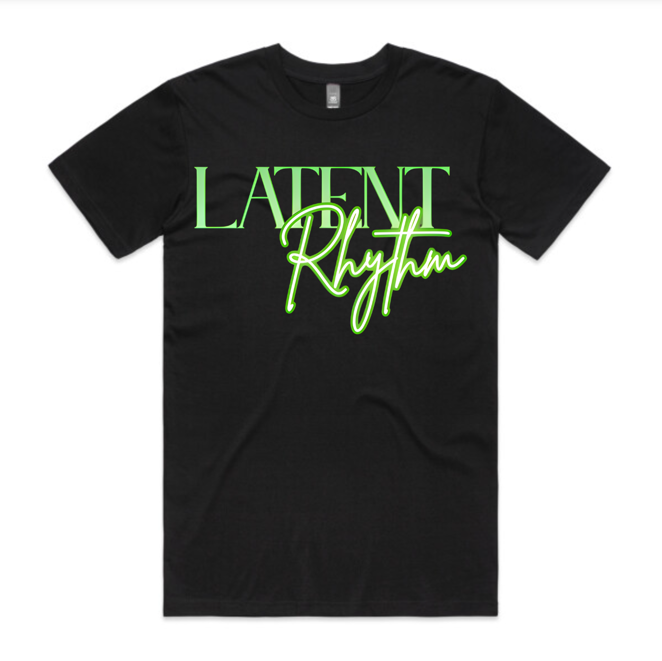 Latent Rhythm Shirts are available in multiple sizes and shapes!
